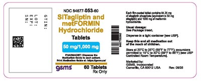 84677-053-60-sitagliptin Mtfm HCl 50.1000mg 60ct-rev.0826.jpg (84677 053 60 Sitagliptin Mtfm HCl 50.1000mg 60ct Rev.0826)